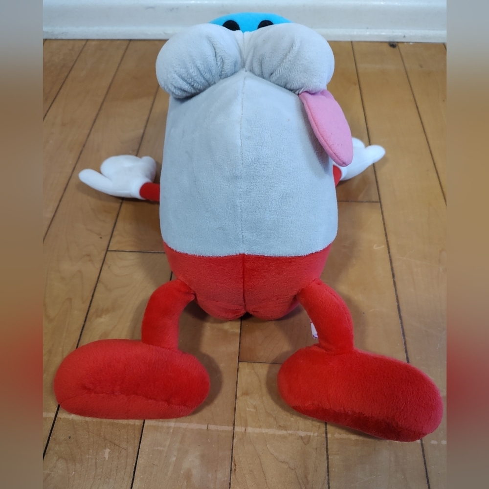Vintage Stimpy Plush Cartoon Character from Nickelodeon Show Ren and Stimpy - Picture 9 of 9